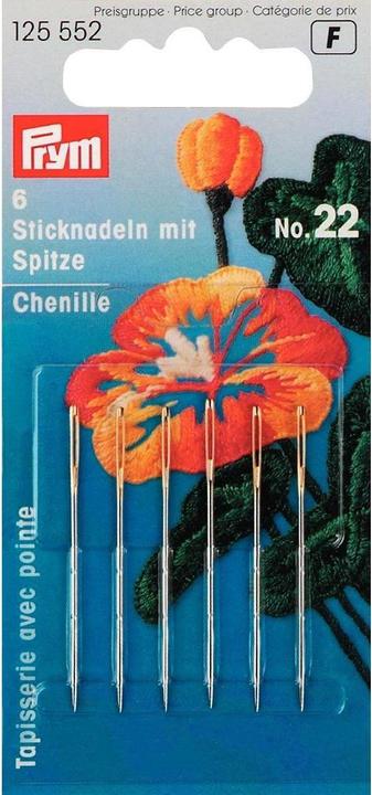Produktbild Prym Sticknadel Nr. 22, 6 Stück