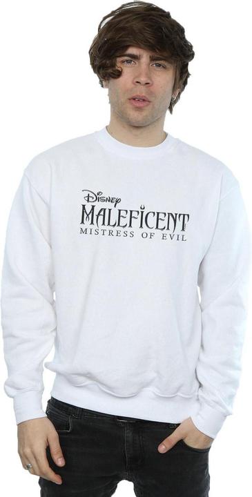 Actual product image Disney Mens Maleficent Mistress Of Evil Logo Sweatshirt (XXL)
