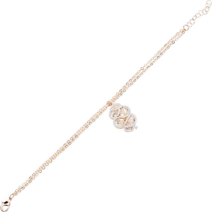 Immagine prodotto Ottaviani Bracciale in bronzo con glitter argento