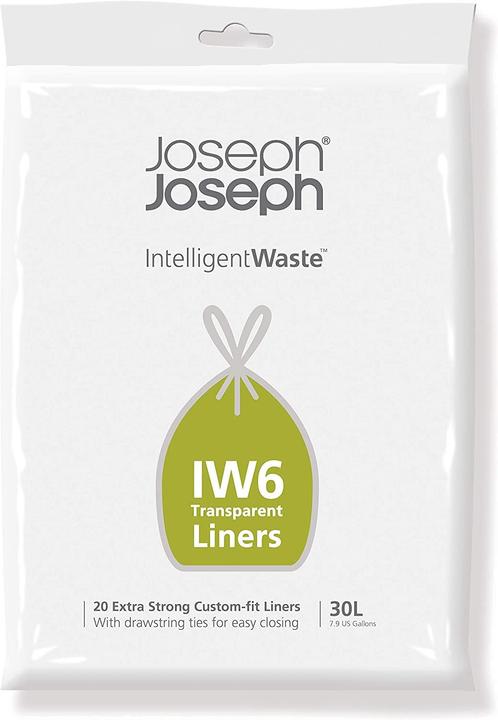 Joseph Joseph Fodere per cestini 20 pezzi, 30 L trasparenti (20 x, 30 l)