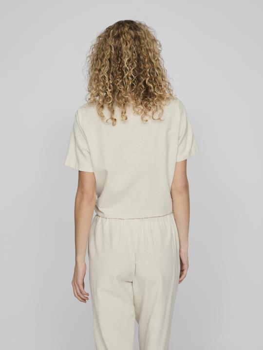 Actual product image Vila Short-sleeved shirt tied at the front (34)