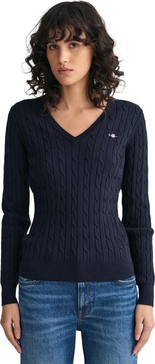 Produktbild GANT Stretch Cotton Cable V-Neck (XL)