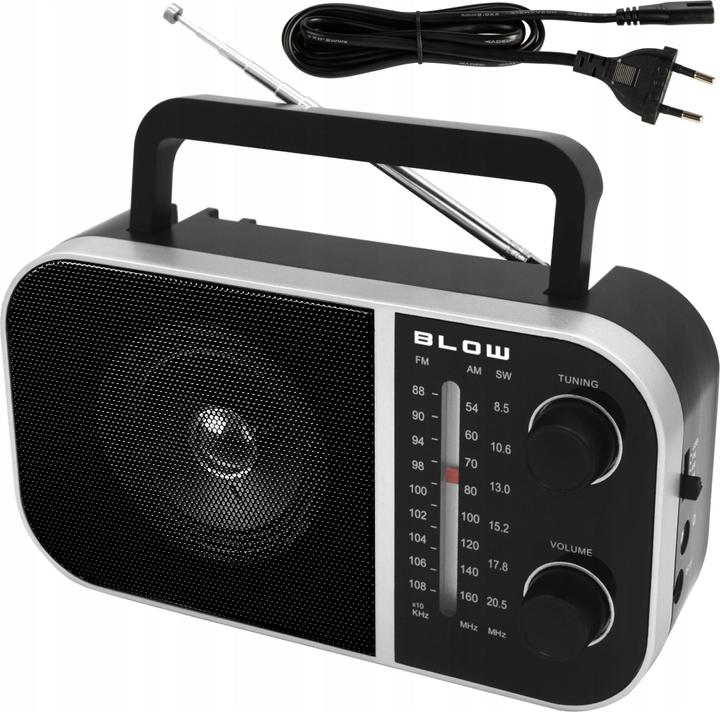 Actual product image Blow Radio Receiver Ra6 Black (AM, VHF)