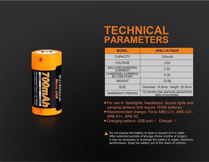 Produktbild Fenix Arb L16-700