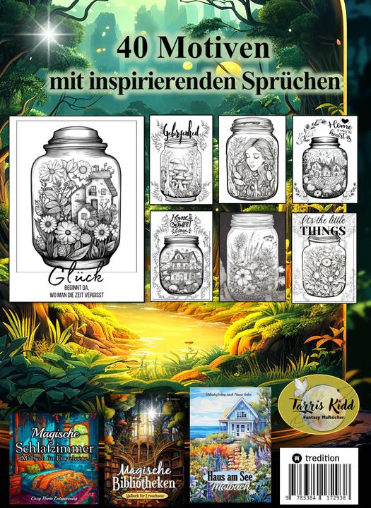 Immagine prodotto Kidd:Libro da colorare "Mondi magici in un barattolo" -