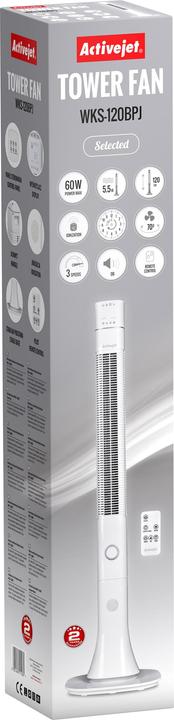Image du produit Activejet Ventilateur colonne WKS-120BPJ sélectionné (52 dB)