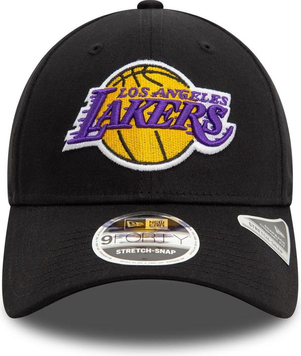 Actual product image New Era 9Forty Stretch-Snap Cap - Los Angeles Lakers schwarz (One size)
