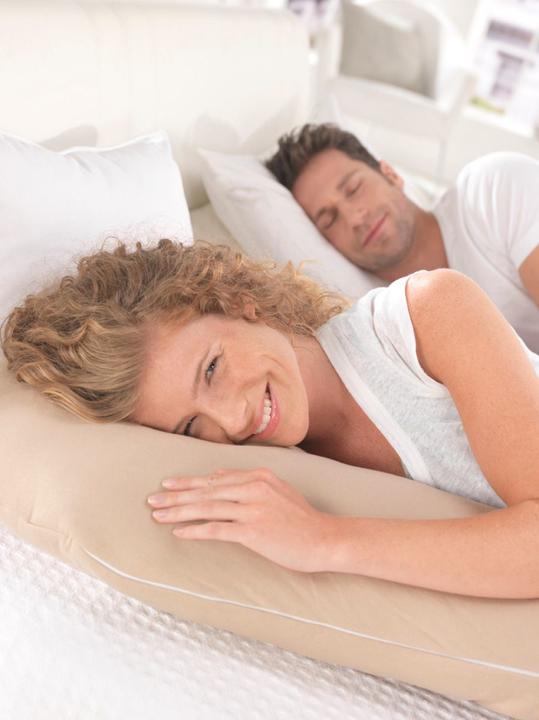 Immagine prodotto Theraline Cuscino per il sonno laterale e l'allattamento my7 Bamboo Clay Grey (150 cm)