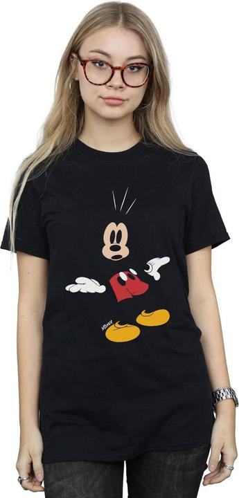 Image du produit Disney Femme/Ladies - Mickey Mouse Surprised - T-shirt boyfriend en coton (3XL)