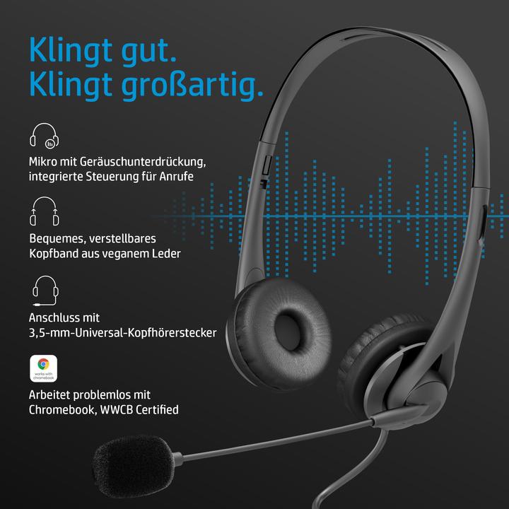 Produktbild HP 3.5MM G2 Stereo Headset (Kabelgebunden)