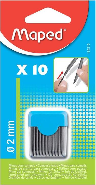 Produktbild Maped Ersatz-Bleiminen (Zirkelmine, Graphit, 2 mm)