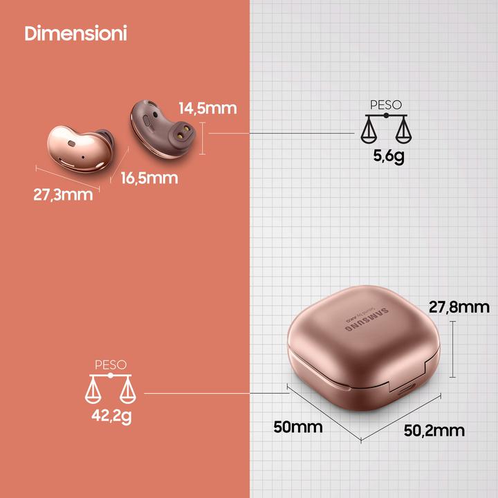 Produktbild Samsung Galaxy Buds Live (ANC, 5.50 h, Kabellos)