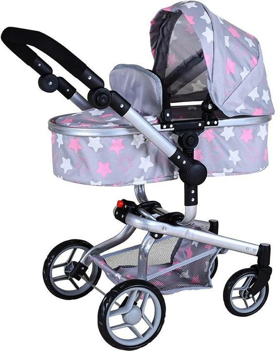 Produktbild Knorrtoys Puppenwagen Boonk - "star grey pink"