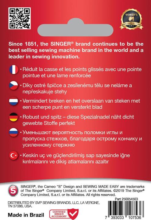 Immagine prodotto Singer Nähmaschinennadel