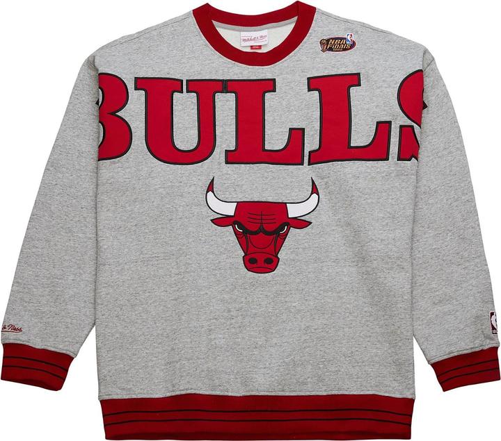 Produktbild Mitchell & Ness SATIN Fleece Pullover Chicago Bulls - L (L)