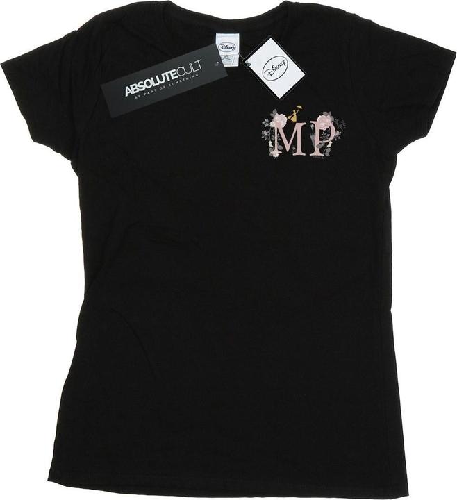 Disney Mary Poppins Letter Breast Print TShirt (XL)
