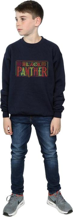 Immagine prodotto Black Panther Tribal Logo Felpa Ragazzi (152, 158)