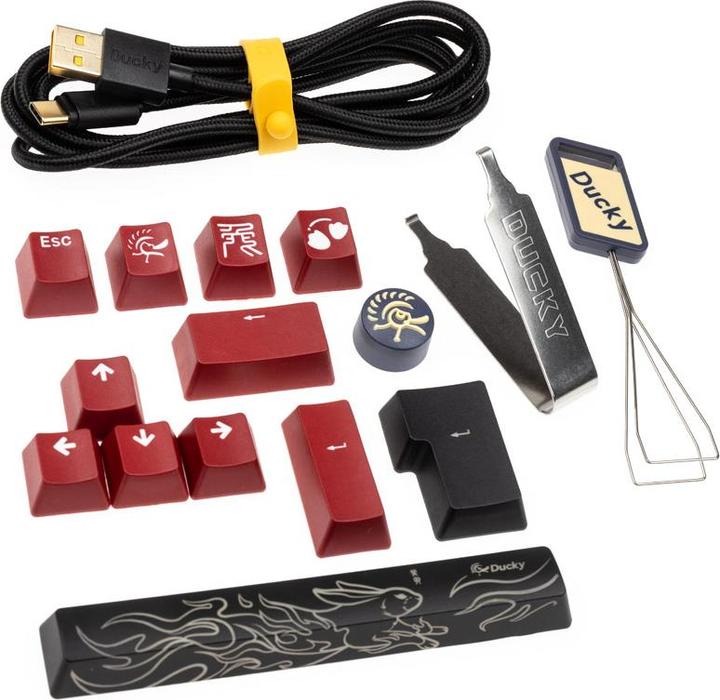 Image du produit Ducky Clavier de jeu Mecha Pro SF, Cherry MX-Silent-Red (DE, Filaire)