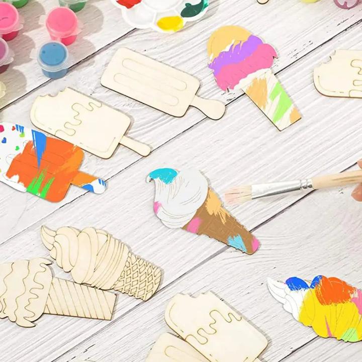 Actual product image Activity Board 30Pcs kids wooden drawing stencils kit drawing board toy colouring puzzle art