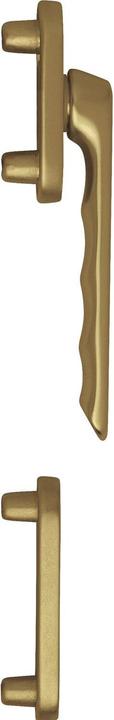 Hoppe Balcony door handle half set LIÈGE - flat outside, bronze (Door handle)