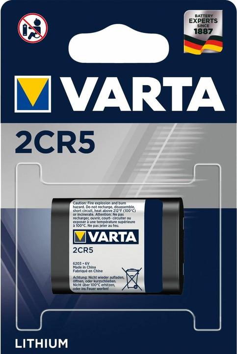 Actual product image Varta Photo Lithium (1 pcs., 2CR5, 1400 mAh)