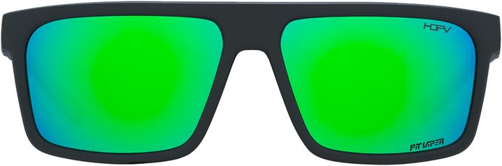 Pit Viper The Exec Turboshaft Polarized Blue-Green (Schwarz, blau-grün)
