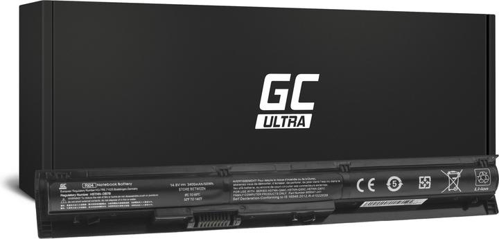 Image du produit GreenCell Batterie d'ordinateur portable ULTRA RI04 805294-001 pour HP ProBook 450 G3 - 14.4V - 3400mAh (4 cellules, 3400 mAh)
