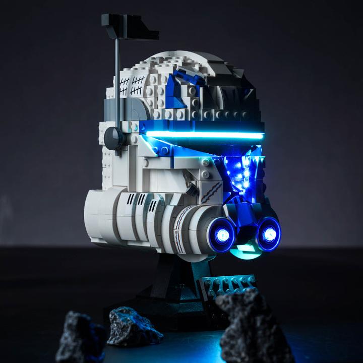 Produktbild BrickBling LED Licht Set für LEGO Captain Rex Helm (75349)