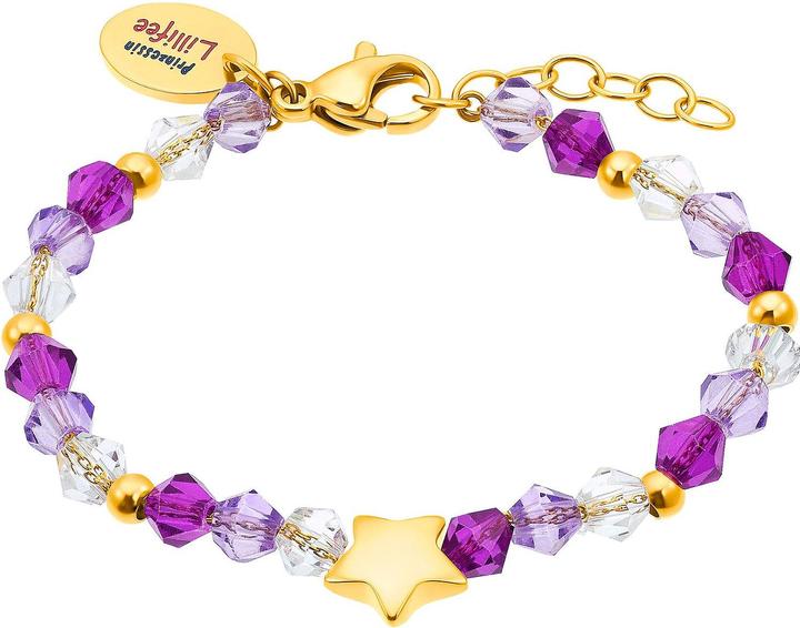 Produktbild Prinzessin Lillifee Armschmuck für Mädchen, Edelstahl, Schmuckstein | Stern (12 cm, Edelstahl)