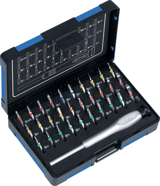 Produktbild HEYTEC Feinmechaniker- Bitsatz, 31-tlg.