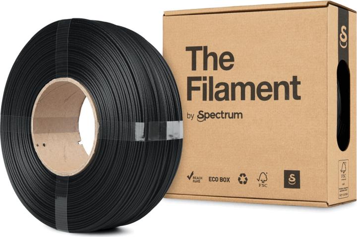 Produktbild The Filament ReFill PLA CF 1.75mm BLACK 1kg (PLA, 1.75 mm, 1000 g, Schwarz)