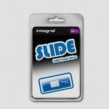 Produktbild Flash drive SLIDE INFD32GBSLDBL Blue (32 GB, USB-A)