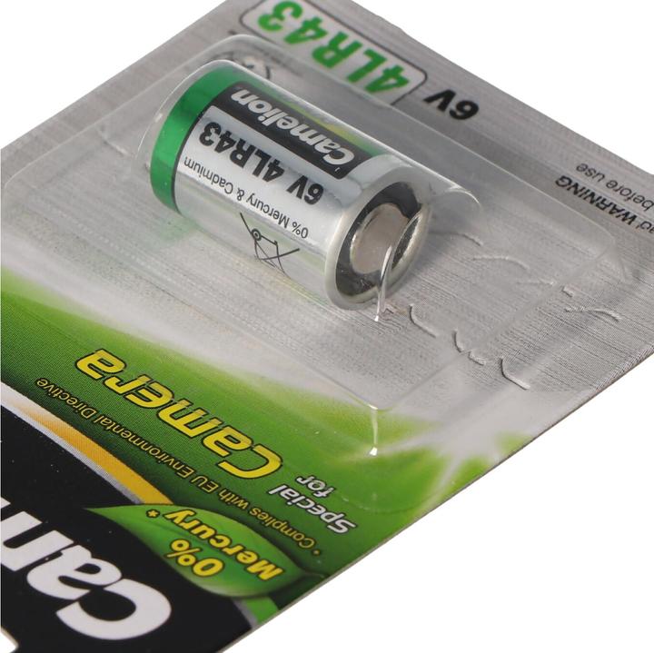 Actual product image AccuCell Battery PX27, 4AG12, 4LR43, 4NR43, EPX27 (1 pcs., AG12, LR43, 80 mAh)
