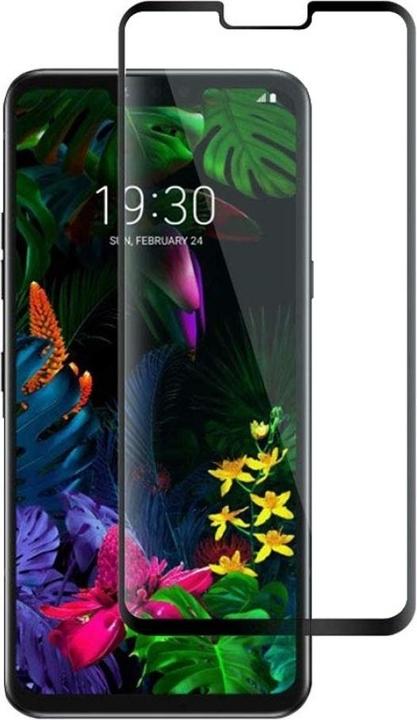 Actual product image Screenguard LG G8 ThinQ Full Screen Protective Glass Film 2.5D 9H (1 Piece, G8 ThinQ)