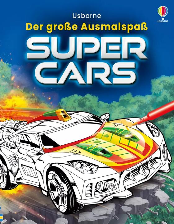 Produktbild Der grosse Ausmalspass: Supercars