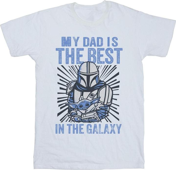 Immagine prodotto Star Wars Mandalorian Best Dad Maglietta Ragazze (116)