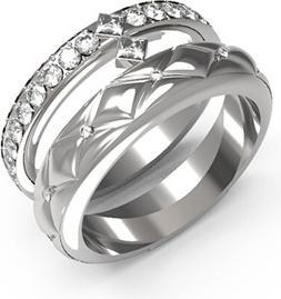 Produktbild Guess - Steel Ring with Crystals Stylish JUBR04586JWRH - Circuit: 50 mm (50)