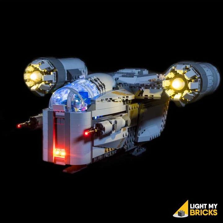 Actual product image Light my bricks LED Light Set for LEGO Stars Wars - The Mandalorian - Bounty Hunter Transporter