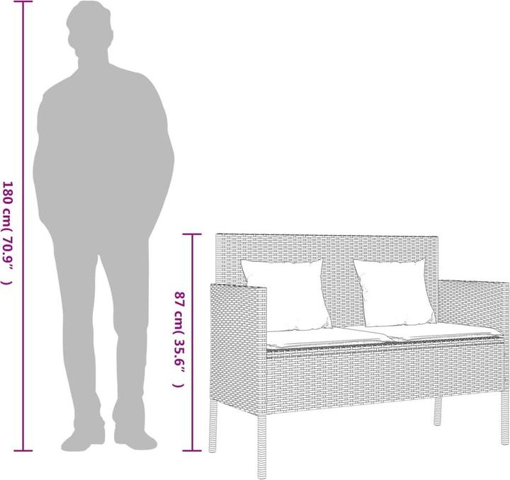 Immagine prodotto VidaXL Set da salotto da giardino da 10 pezzi con cuscini