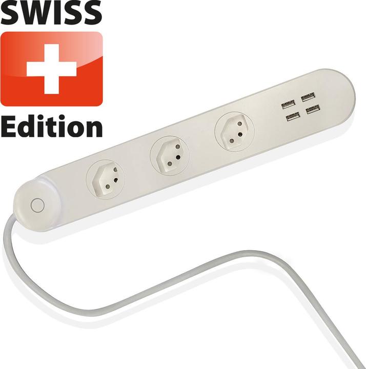 Image du produit Luminea Prises multiples sans fil (7 x, 1.70 m)