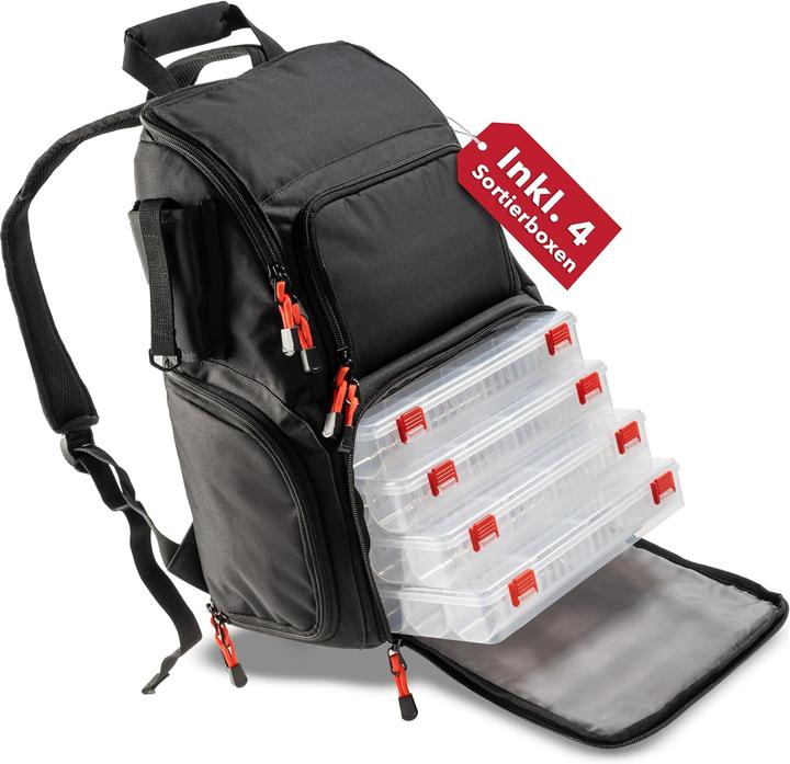 Produktbild Paradox Fishing Angelrucksack mit Boxen