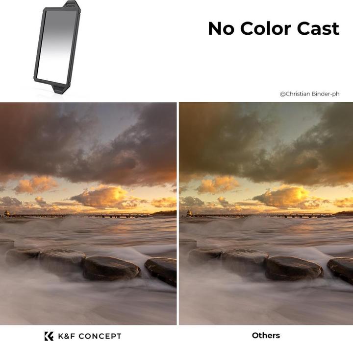 Produktbild K&F Concept 100x150 GND16 Reverse Gradient (X-PRO Series) (KF-1894) (30000 mm)