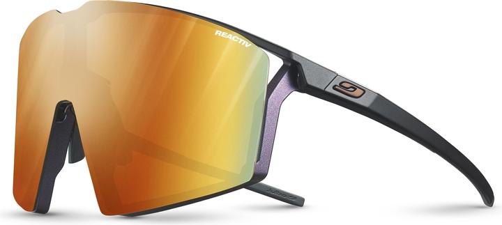 Immagine prodotto Julbo Occhiali sportivi Edge (Nero, Scintillante, Amplificatore di luce JULBO Reactiv 1-3)