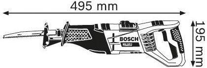 Produktbild Bosch Professional Säbelsäge GSA 1100 E, Sägeblatt Metall S 123 XF, Sägeblatt Holz S 2345 X
