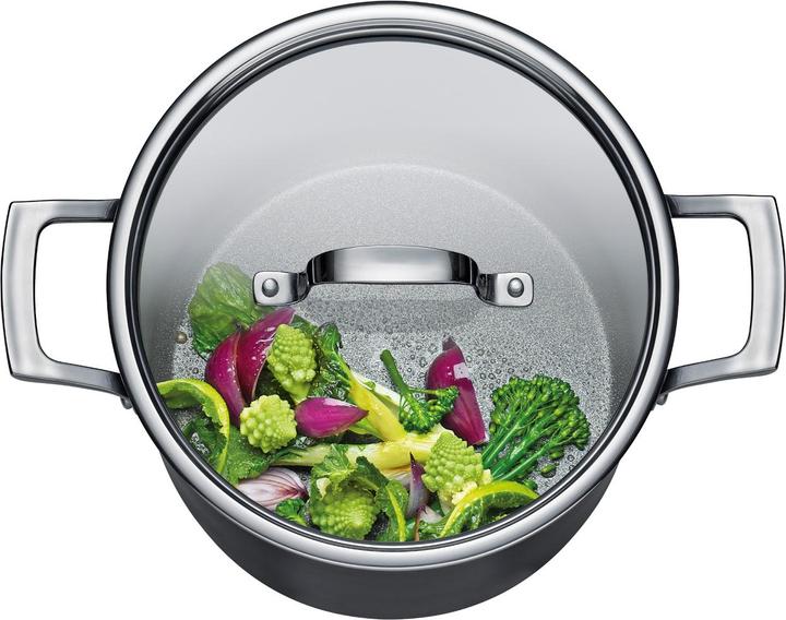 Image du produit Spring Meridian Intense Pro Set de 4 casseroles avec couvercles en verre (Cocotte + faitout, Acier inoxydable)