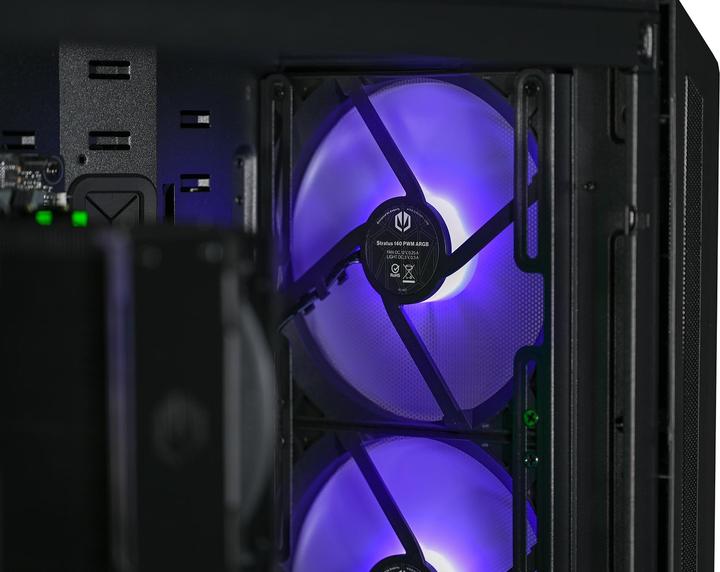 Image du produit Actina 5901443410270 PC AMD Ryzen™ 5 7500F 32 GB DDR5-SDRAM 1 TB SSD Intel Arc B580 Midi Tower Black (AMD Ryzen 5 7500F, 32 Go, 1000 Go, Arc A380)