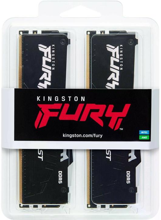 Immagine prodotto Kingston 64GB DDR5 6400MT/S CL32 DIMM (2 x 32GB, 6400 MHz, RAM DDR5, DIMM)
