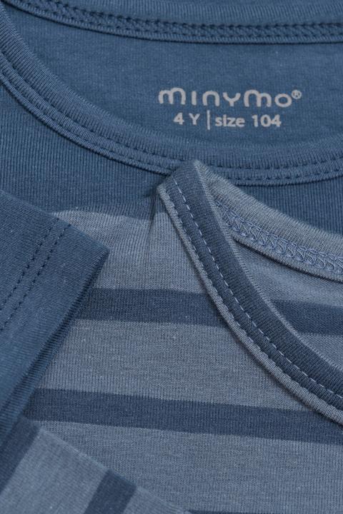 Actual product image Minymo Kid's Basic 32 -T-Shirt S/S (2-pack) (122)
