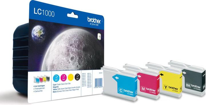 Actual product image Brother LC1000VALBP Value Pack (M, FC, Y, C)