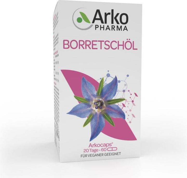 Produktbild Arkopharma Arkocaps Borretschöl Kapseln (60 Stück, Kapseln, 62 g)